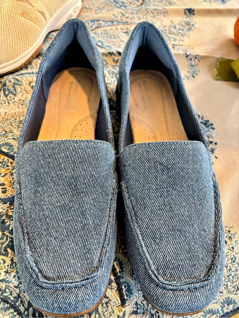 Easy Spirit Rayna Casual Loafers Denim Blue Wide